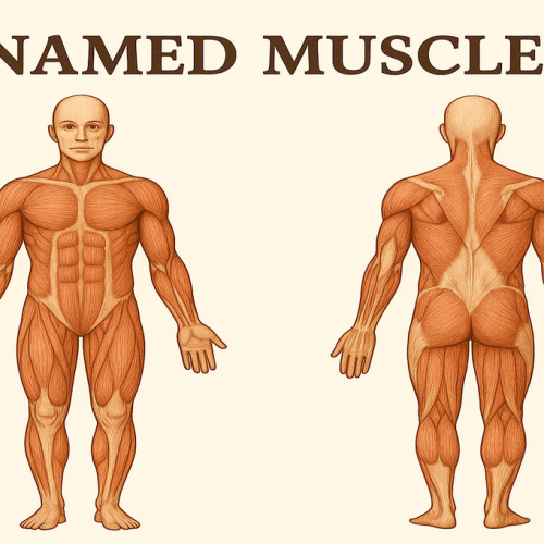named muscles